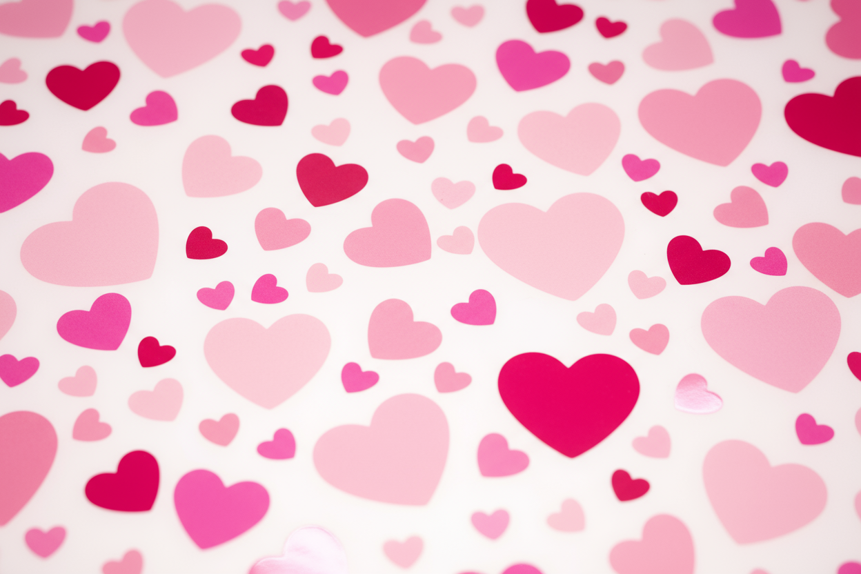 pink hearts